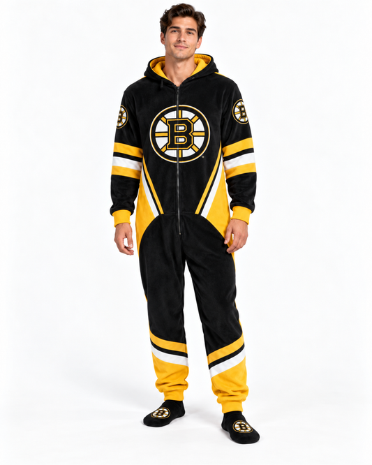 SlapShotSuits Boston Bruins Onesie