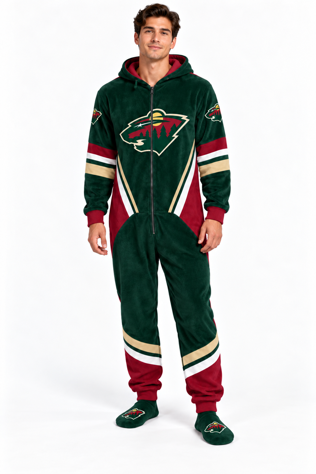 SlapShotSuits Minnesota Wild Onesie