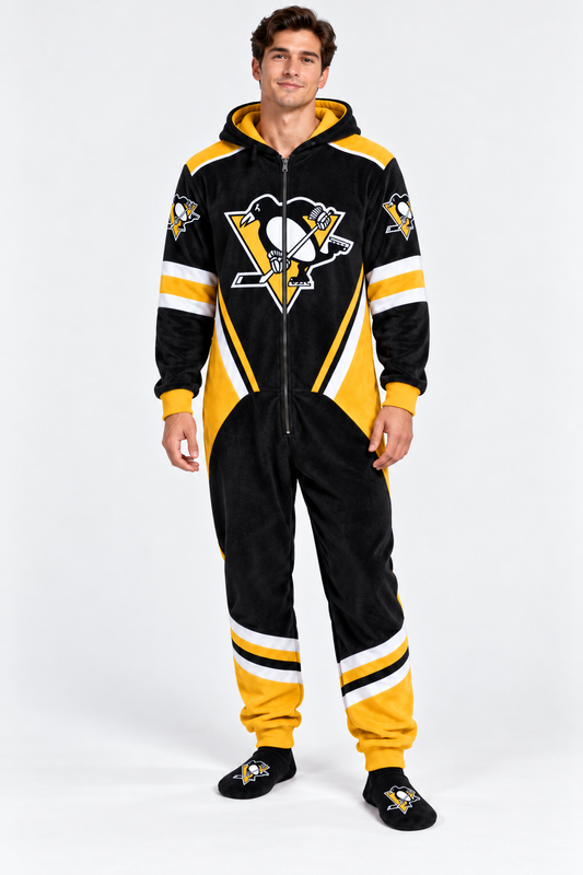 SlapShotSuits Pittsburg Penguins Onesie