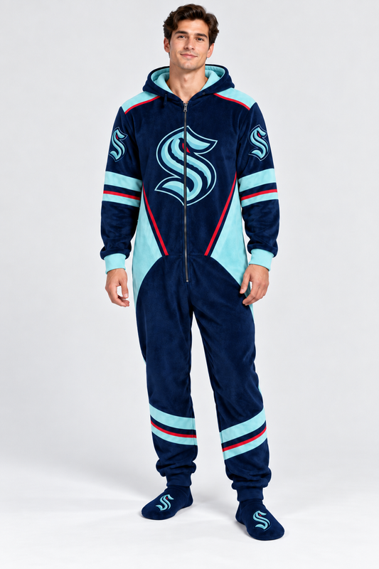 SlapShotSuits Seattle Kraken Onesie